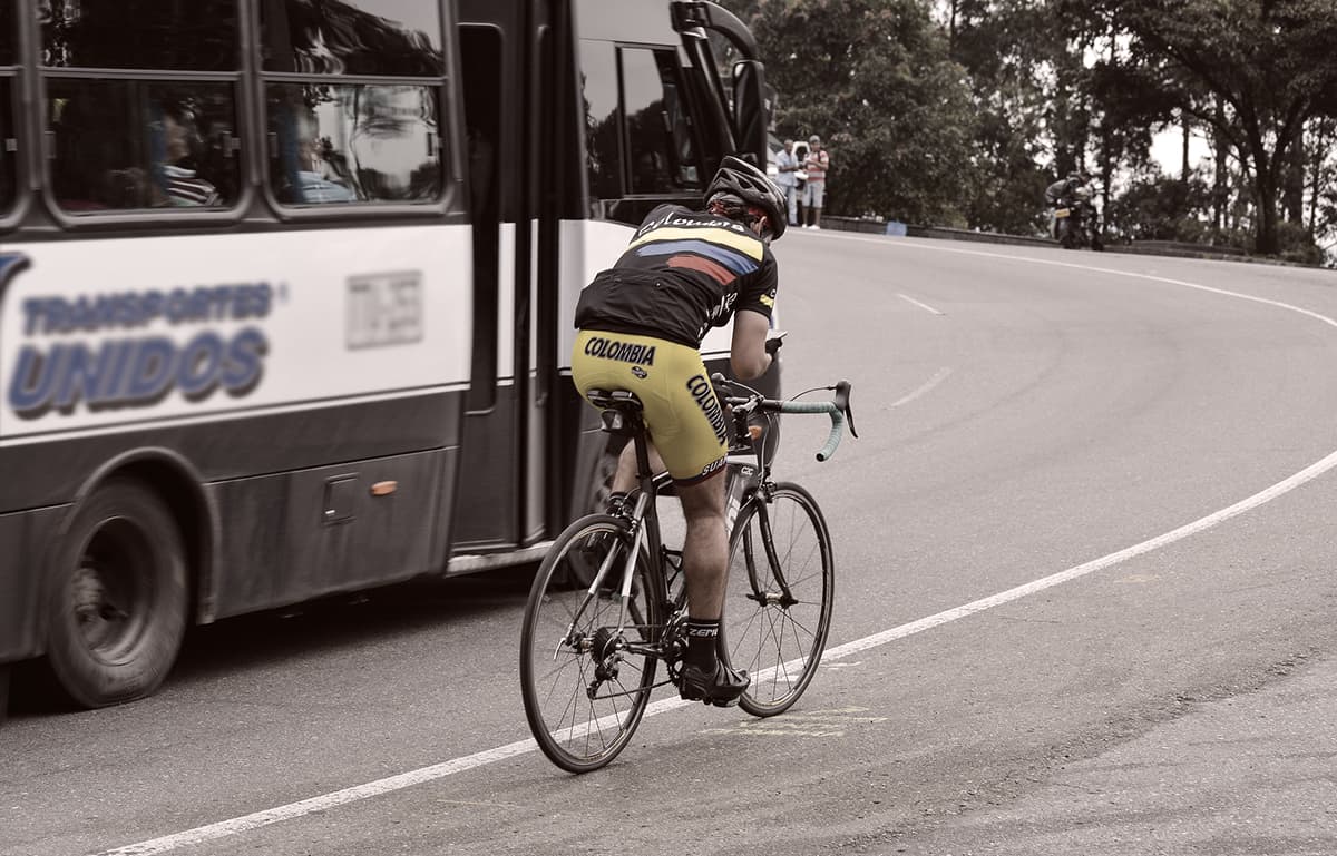 Seguridad vial de ciclistas en vías de Medellín