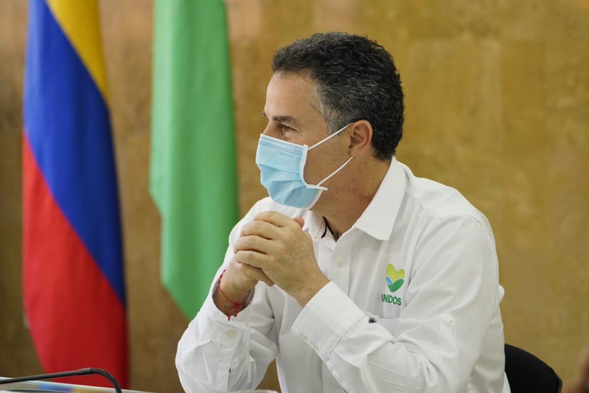 Aníbal Gaviria, aislado hasta confirmar o descartar un posible contagio por COVID-19-2