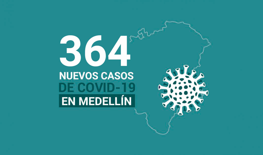 Casos de COVID-19 en de Medellín 9 Diciembre