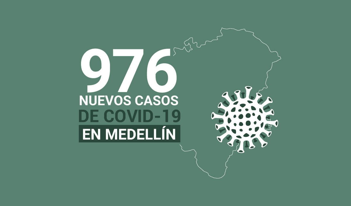 Casos de COVID-19 en Medellín 21 diciembre