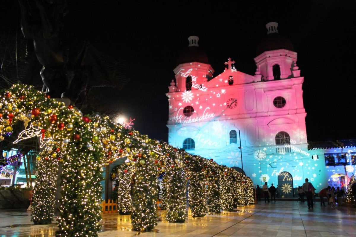 Alumbrado navideño en Rionegro