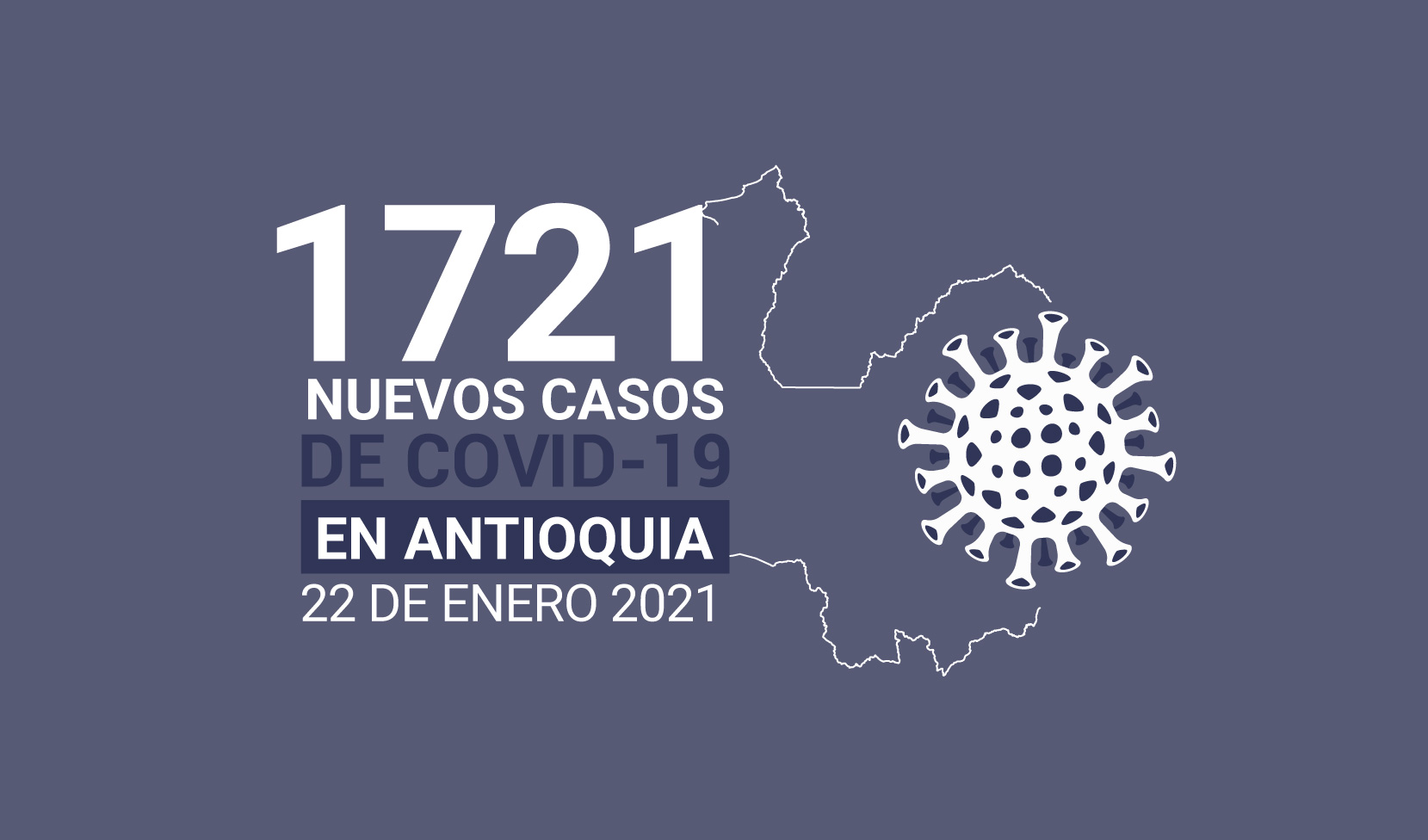 Casos de COVID-19 en ANTIOQUIA enero 22