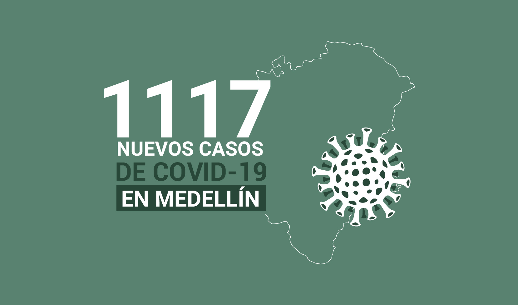 Casos de COVID-19 en Medellín enero 14
