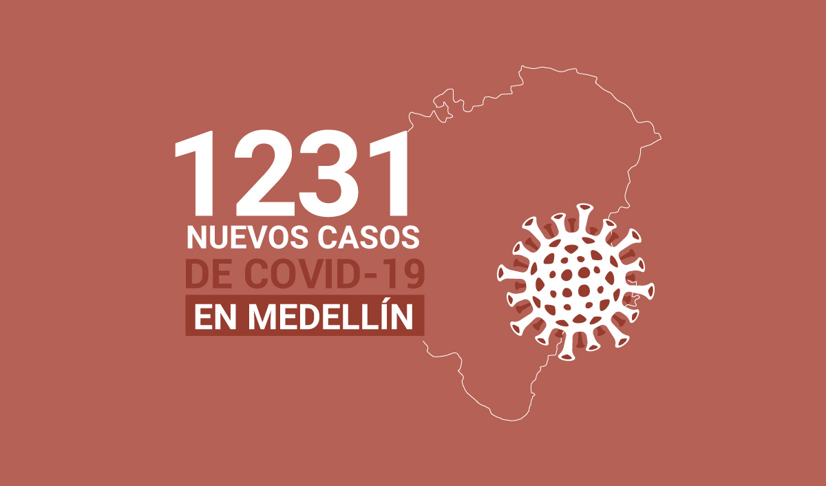 casos de COVID-19 en Medellín este lunes 18 de enero