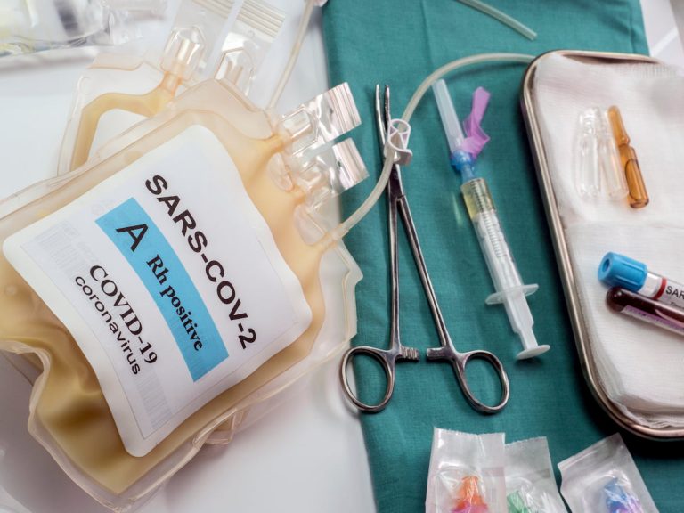 Resultados de la fase final del estudio con plasma convaleciente para pacientes COVID-19