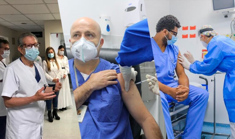 Así fue el primer día de vacunación en Antioquia