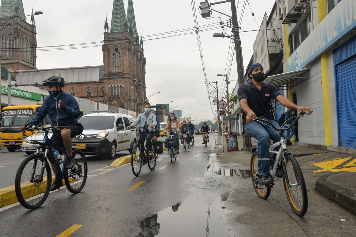 En bicicleta al trabajo