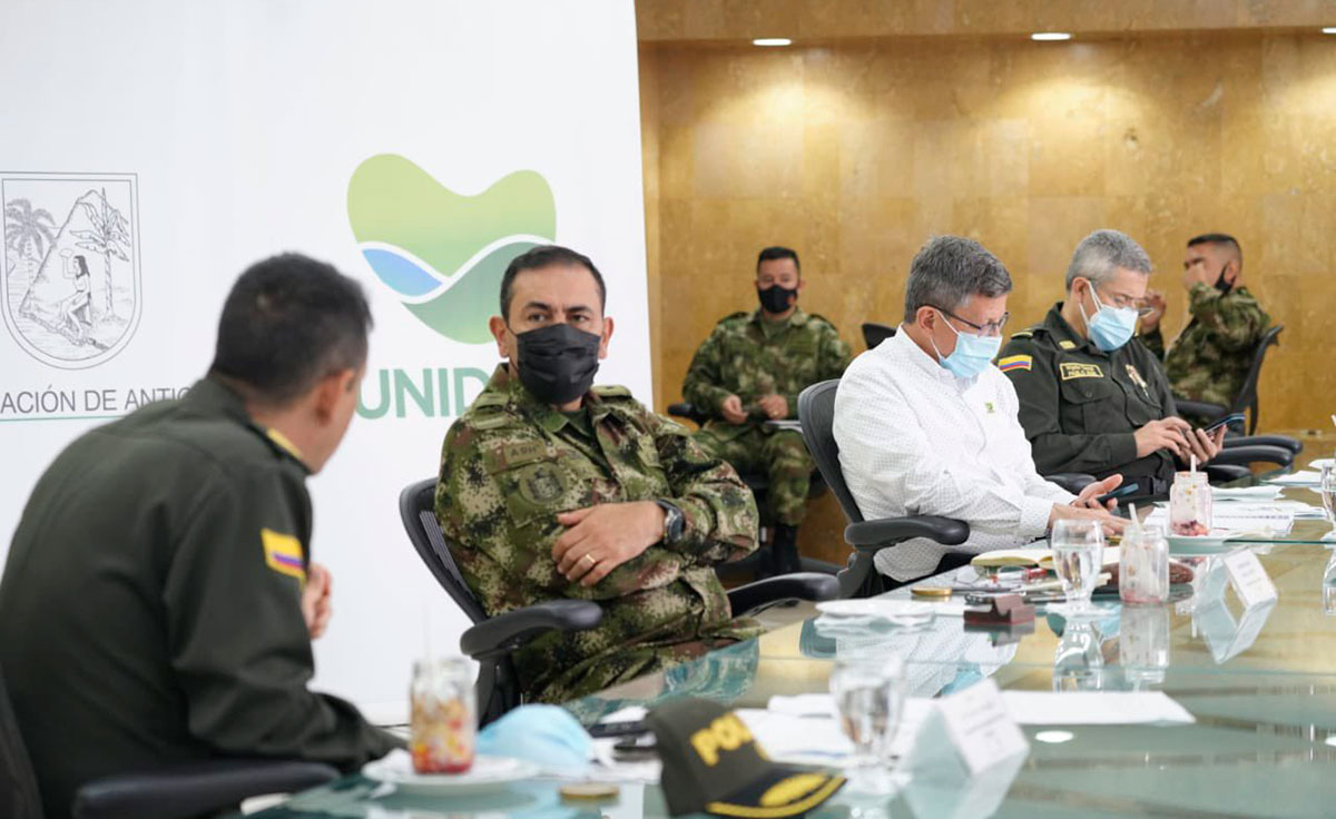 Balance de seguridad en Antioquia en febrero de 2021