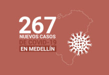 Registro de casos de COVID-19 en Medellín este jueves 4 de marzo