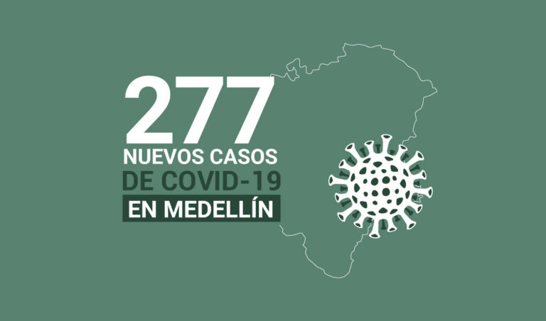 Registro de casos de COVID-19 en Medellín este viernes 5 de marzo