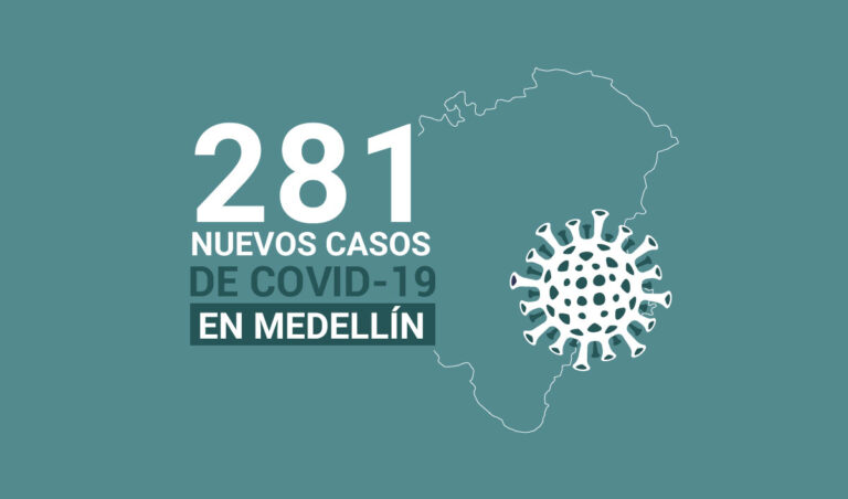 Registro de casos de COVID-19 en Medellín este lunes primero de marzo