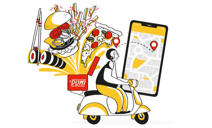 ¿Cuál fue el top de domicilios mas pedidos de hamburguesas, pizzas y sushis en Medellín?