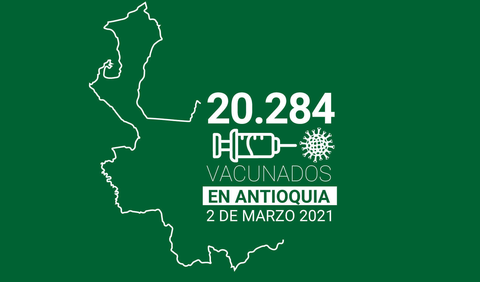 Así va la vacunación contra la Covid-19 en Medellín y Antioquia