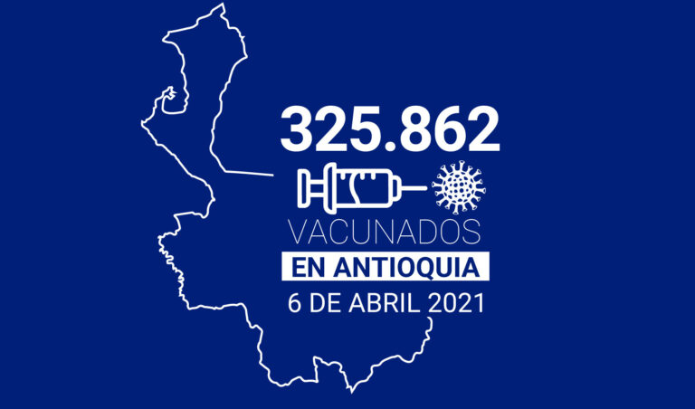 325.862 dosis aplicadas, balance de vacunación en Antioquia