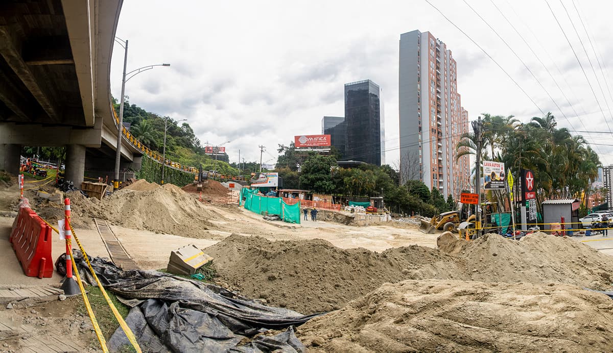 Cómo avanzan las obras tras socavación en la vía Las Palmas