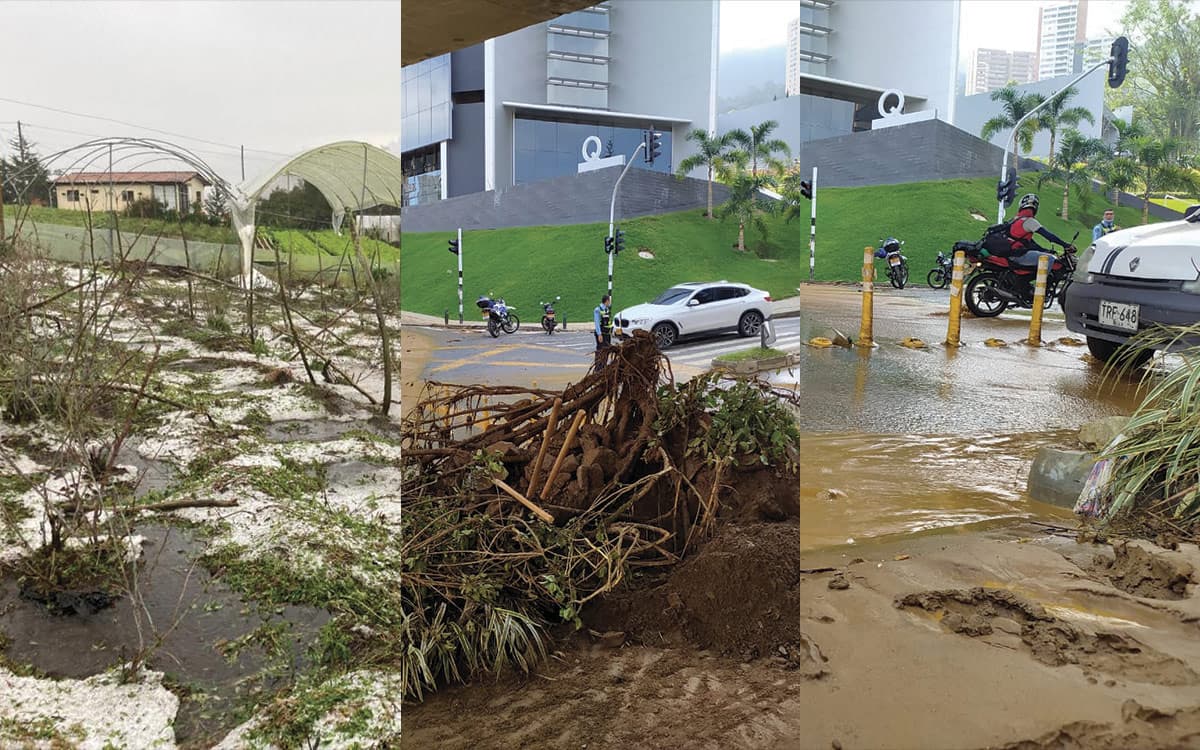 Balance del aguacero en Medellín y El Poblado del 6 de mayo
