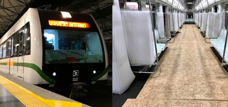 El Metro de Medellín ya tiene rodando su primer tren modernizado