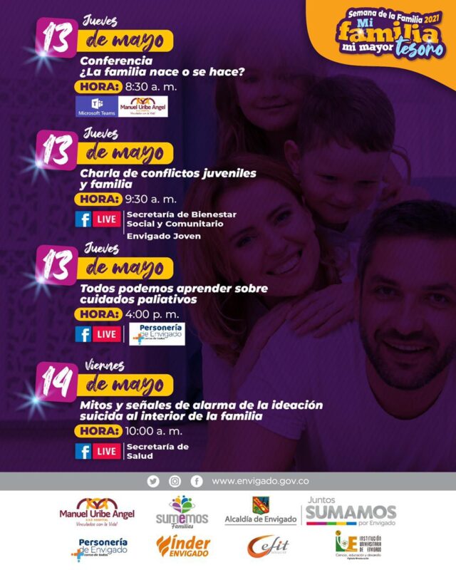 Envigado celebra a la familia durante una semana