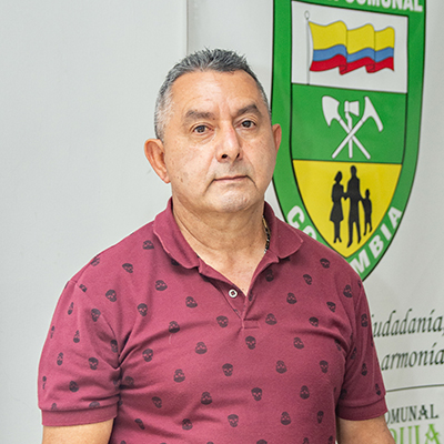 Rodrigo Zapata, tesorero JAC El Socorro.