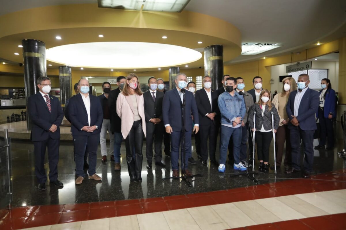 Mesa de Diálogo Nacional entre el presidente Iván Duque y los gobernadores