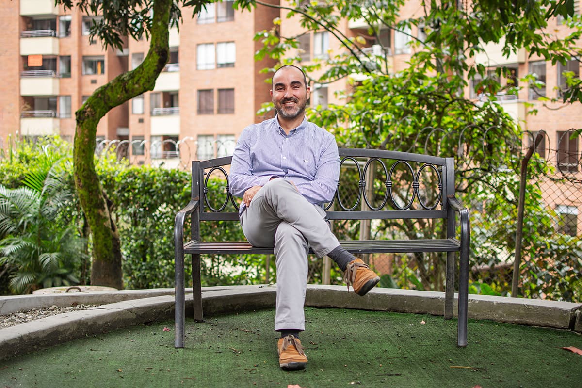 médico Juan David Osorio es acompañar a los pacientes terminales