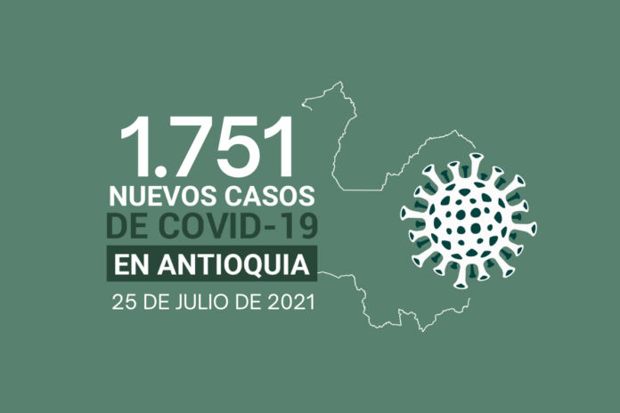 Antioquia supera la barrera de 15.000 muertes por COVID19 al 25 de junio