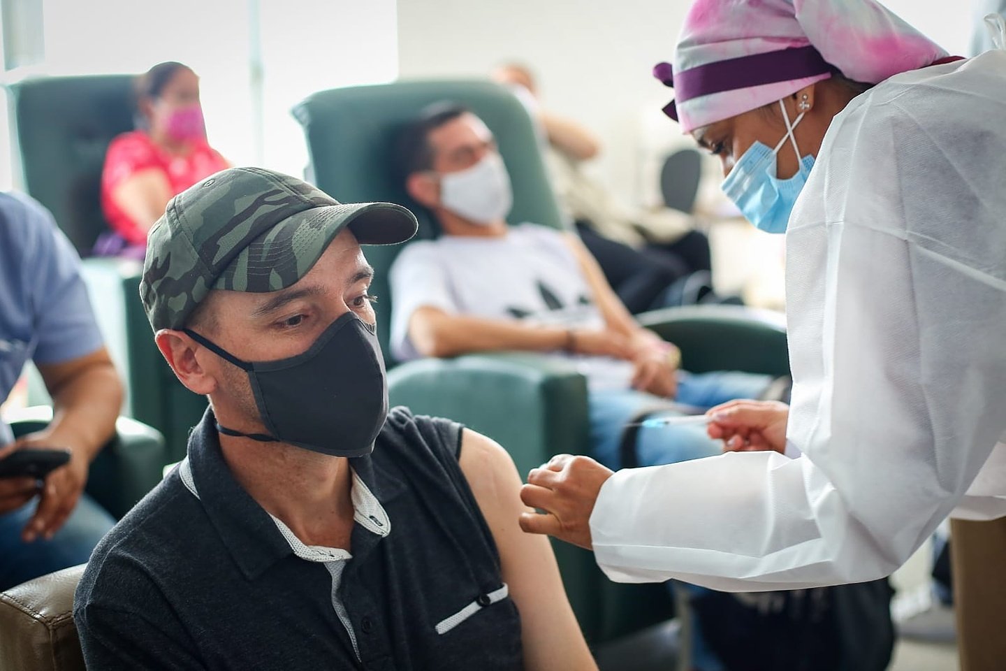 Vacunación en Antioquia al 21 de Julio