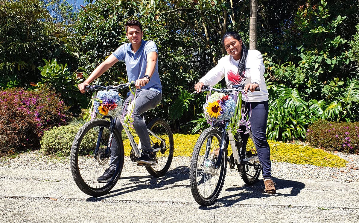 La Feria de las Flores en bicicleta en Arví