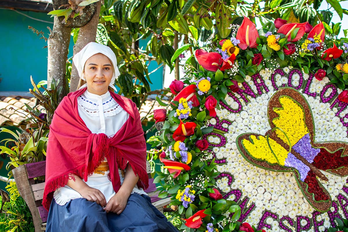 La nueva generación de Silleteros del Desfile de Silleteros de Medellín