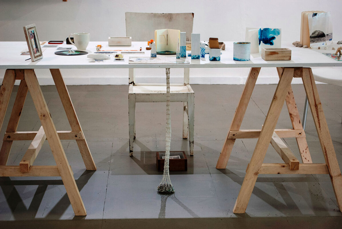 Instalación: Eterno retorno de Silvana Giraldo. 2017. Foto: archivo Banasta.