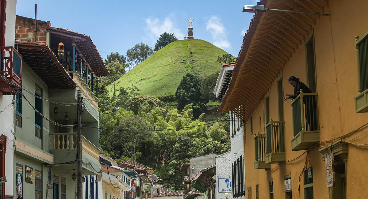 El verde sobresale en los paisajes de Antioquia