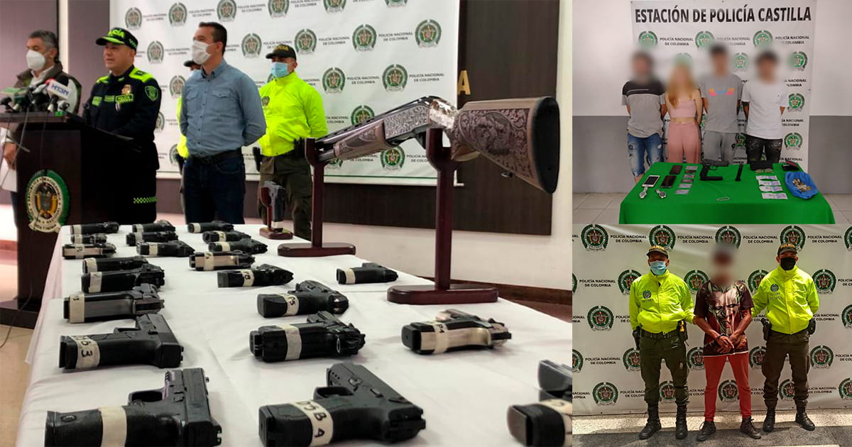 Capturaron a 9 personas responsables de hurto, algunos en El Poblado