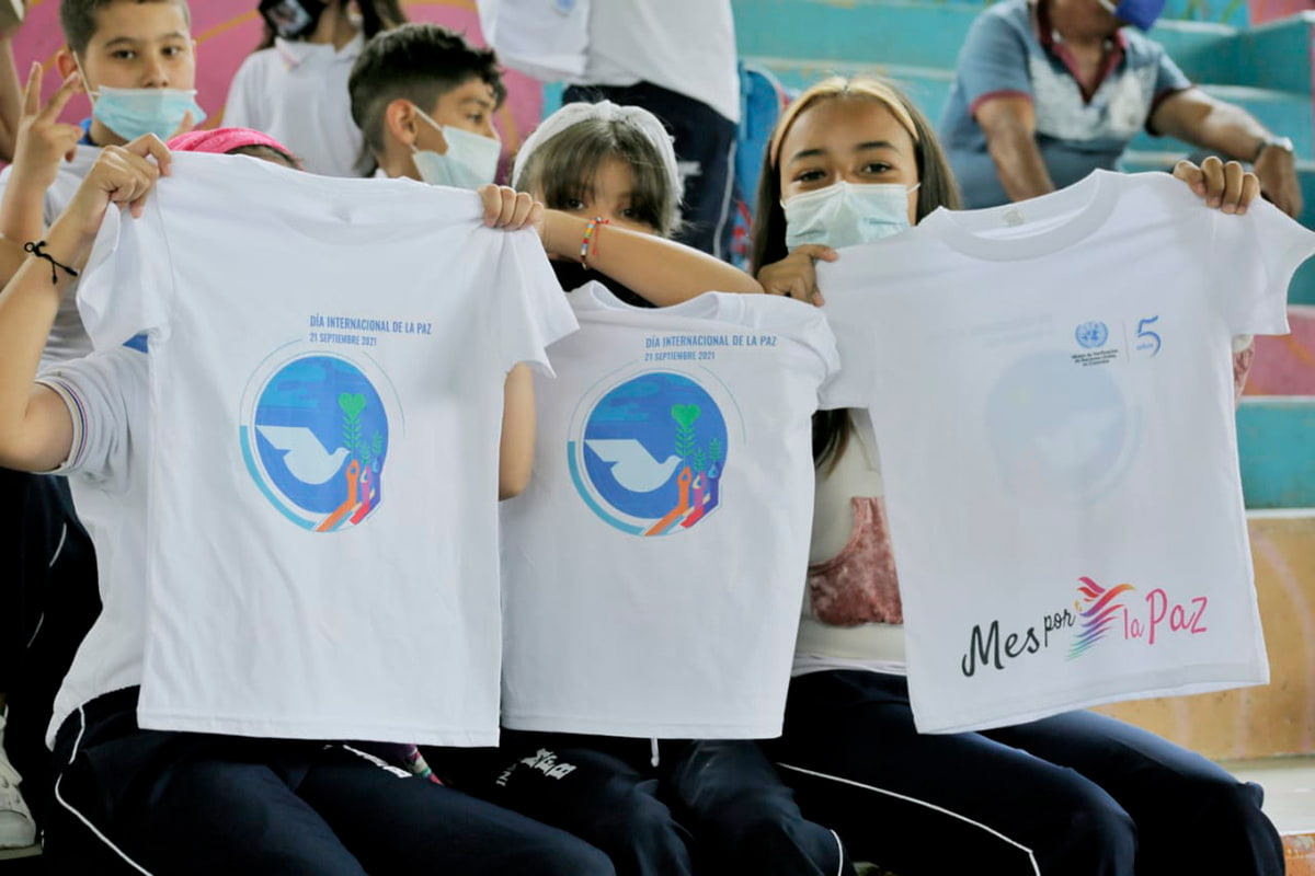 En Medellín se conmemoro el Día Internacional de la Paz