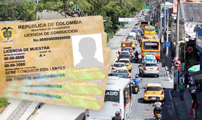 ¿Cuál es el pico y cédula para la renovación de las licencias de conducción, en Colombia?