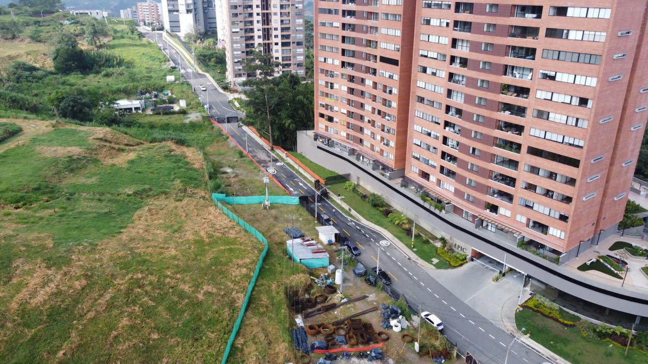 En Envigado, habilitaron nueva vía de la Loma Las Brujas