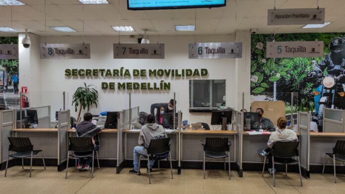 Los trámites en la Secretaría de Movilidad de Medellín con cita previa