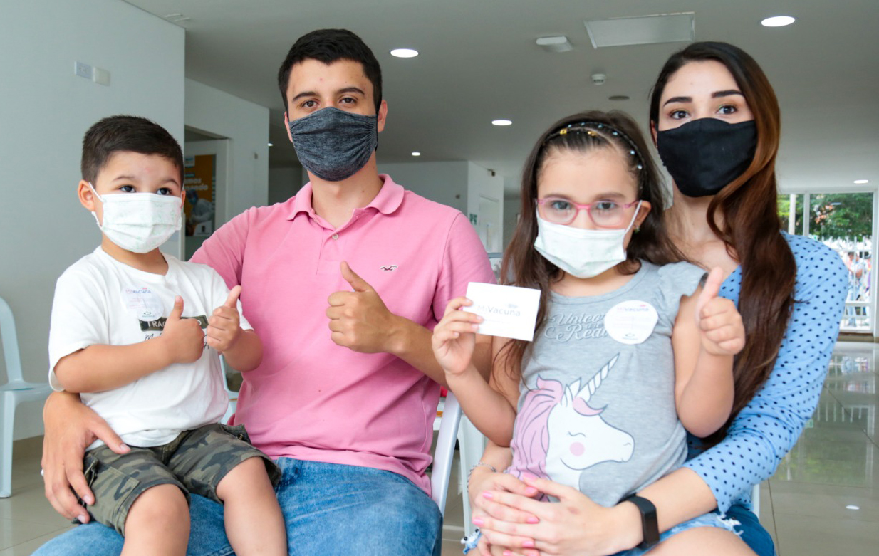 Vacunación contra el COVID19 en niños y niñas este fin de semana en Medellín
