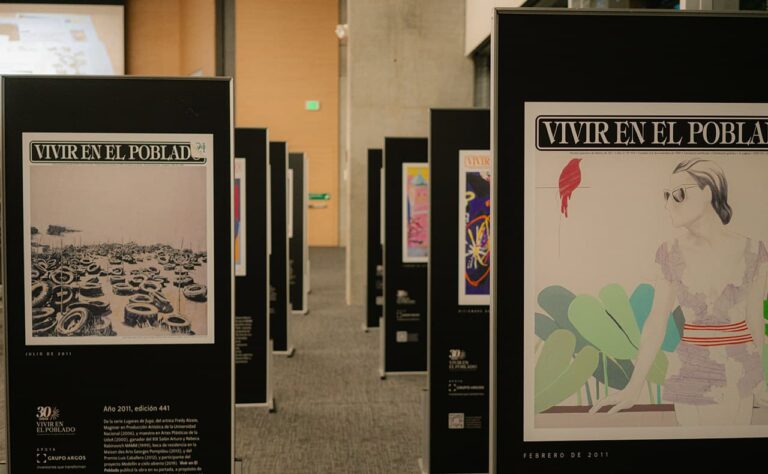 Exposición itinerante con una selección de 30 portadas de Vivir en El Poblado