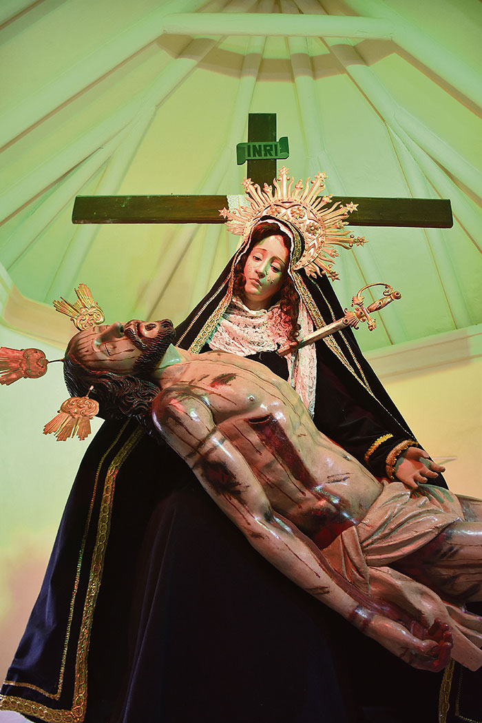 La Piedad de la iglesia de Santa Bárbara