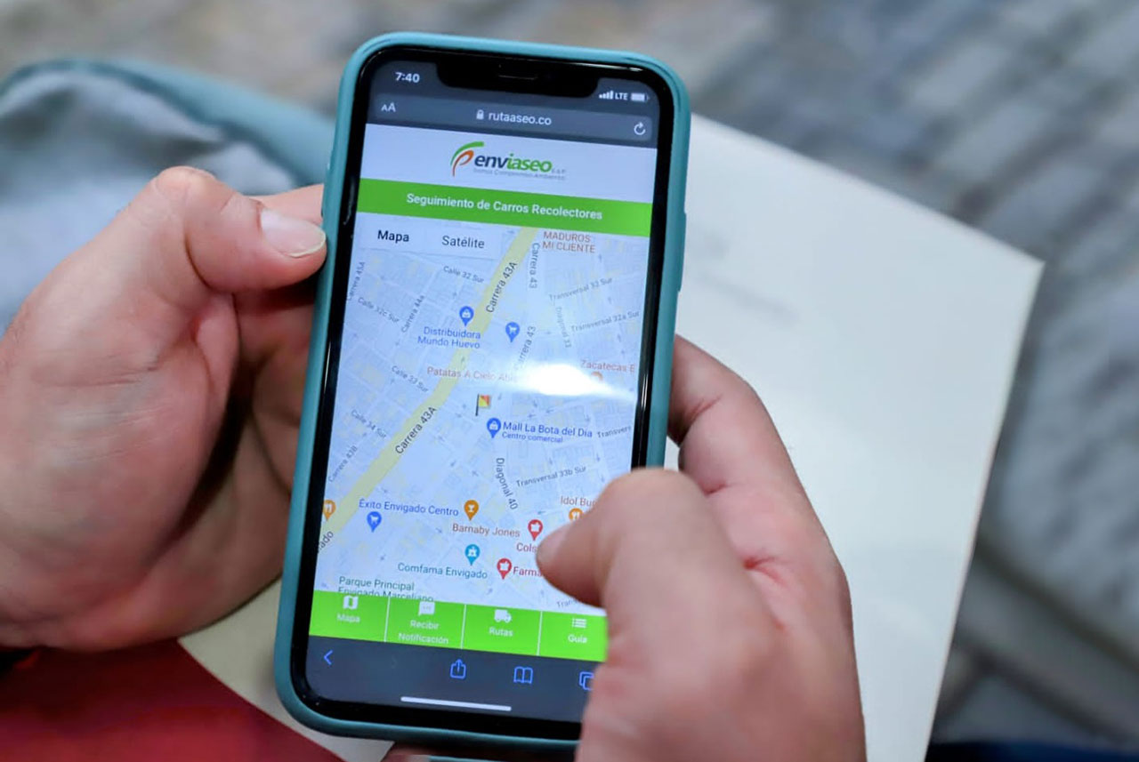 Enviaseo tiene una nueva App para el seguimiento recolección de basuras en Envigado
