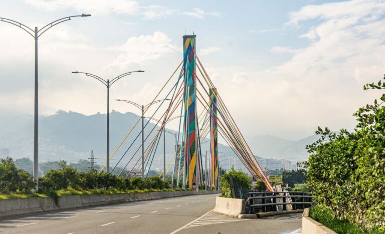 Así es Trenzados, la obra artística que se pintó en el Puente de la 4 Sur
