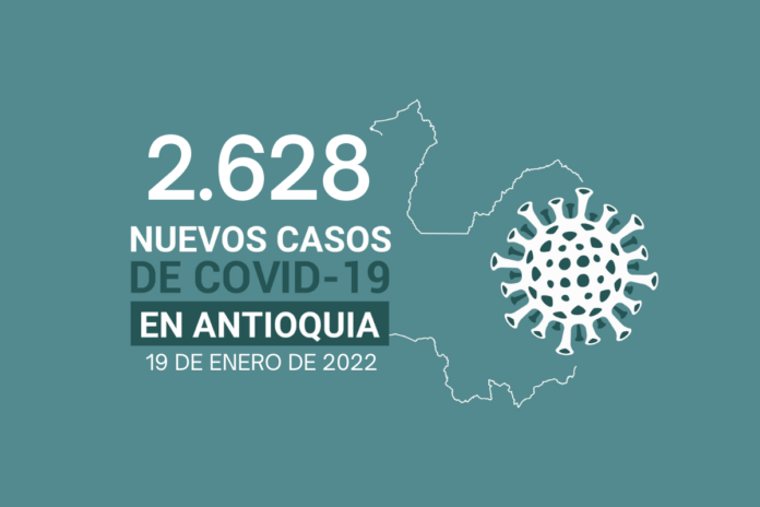 29.917 casos activos de COVID19 tiene Antioquia al 19 de enero