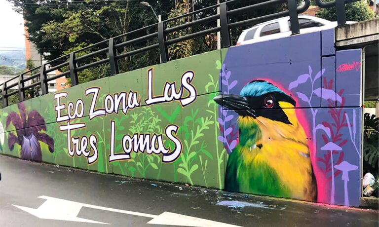Los nuevos murales en Envigado con los que se promueve la cultura ambiental