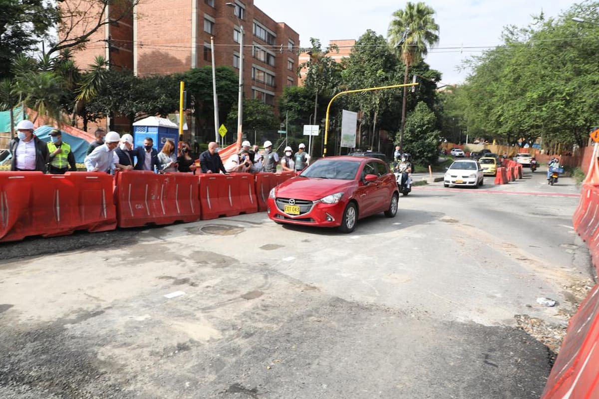 Nuevos carriles se habilitaron en el tramo 2B de Metroplús en Envigado 2