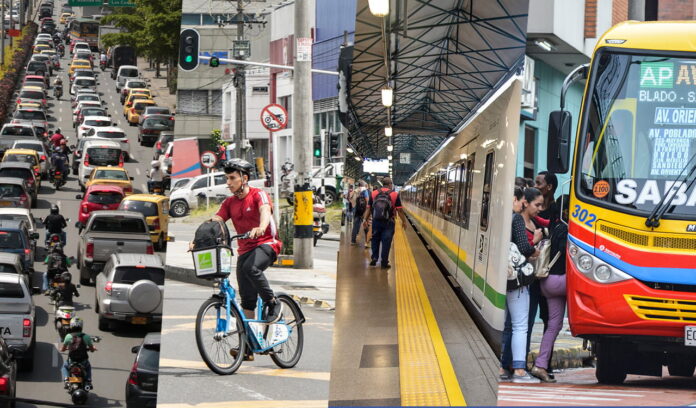¿Cómo se movilizan los ciudadanos​ en Medellín el Valle de Aburrá?