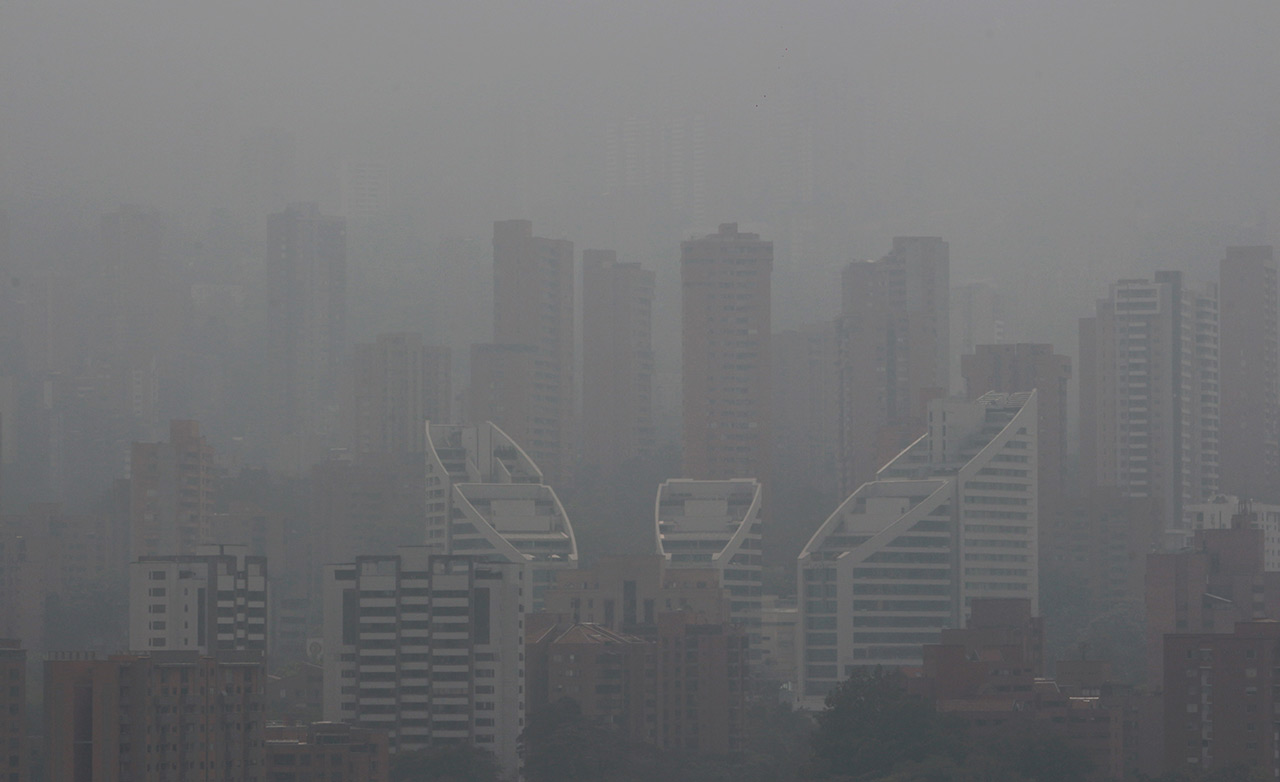 Estudian la relación del COVID19 y las partículas contaminantes en el Valle de Aburrá