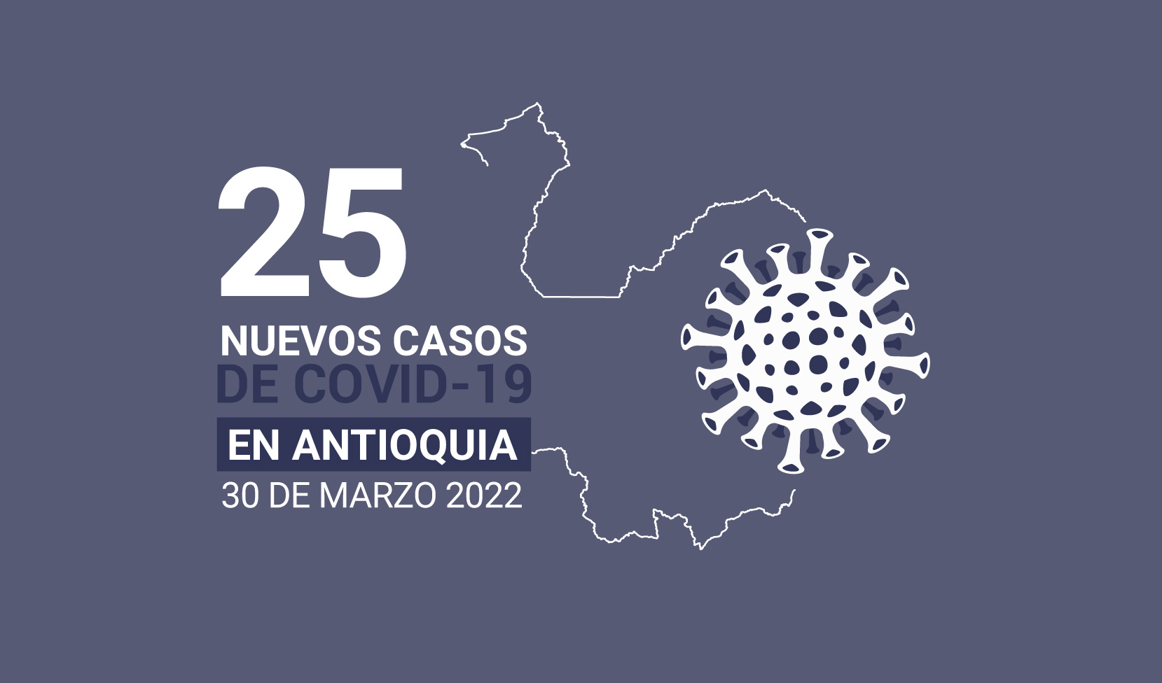 25 contagios y una muerte por COVID19 se registraron en Antioquia este 30 de marzo