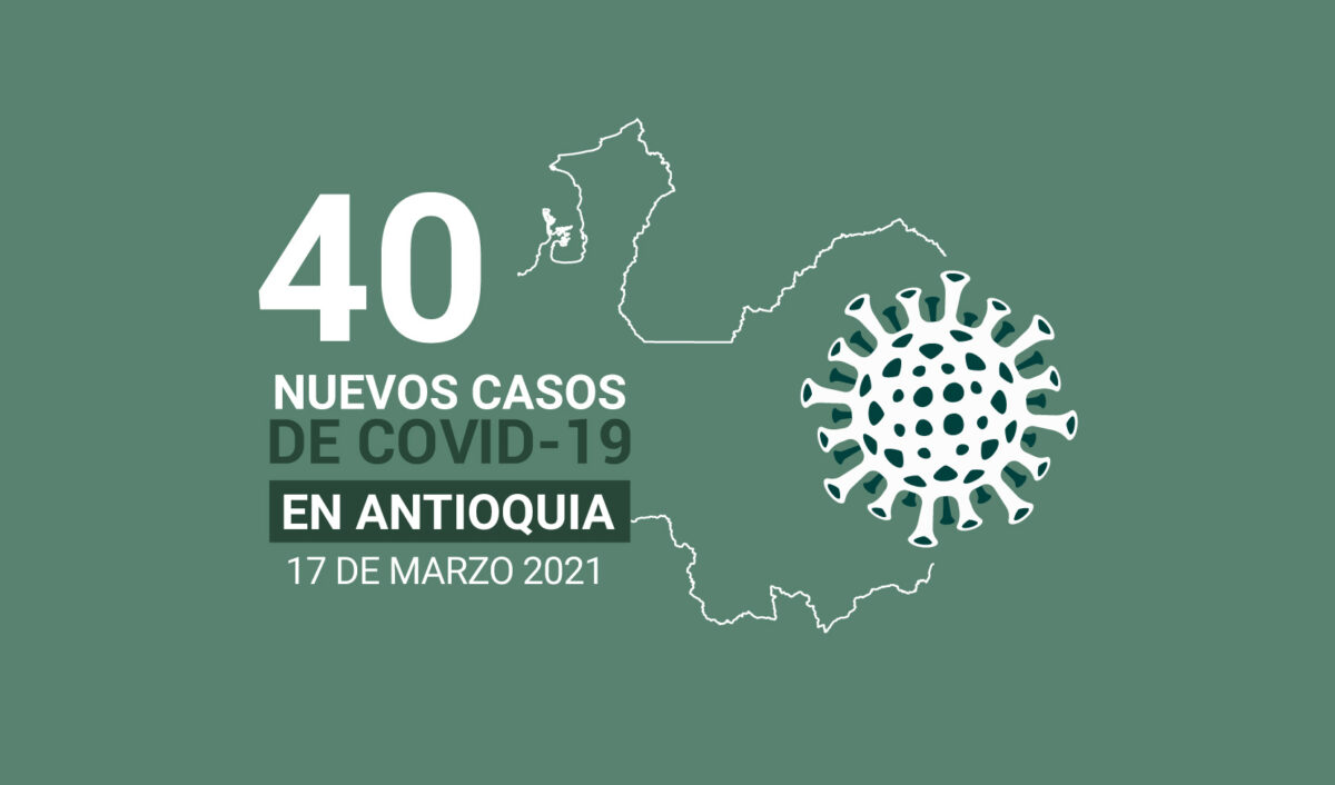 40 casos registrados y 3 muertes por COVID19 se registraron en Antioquia
