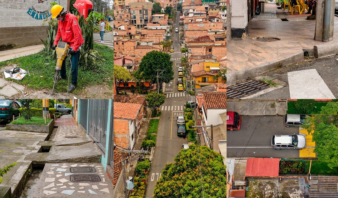 Envigado tendrán andenes nuevos en 8 barrios