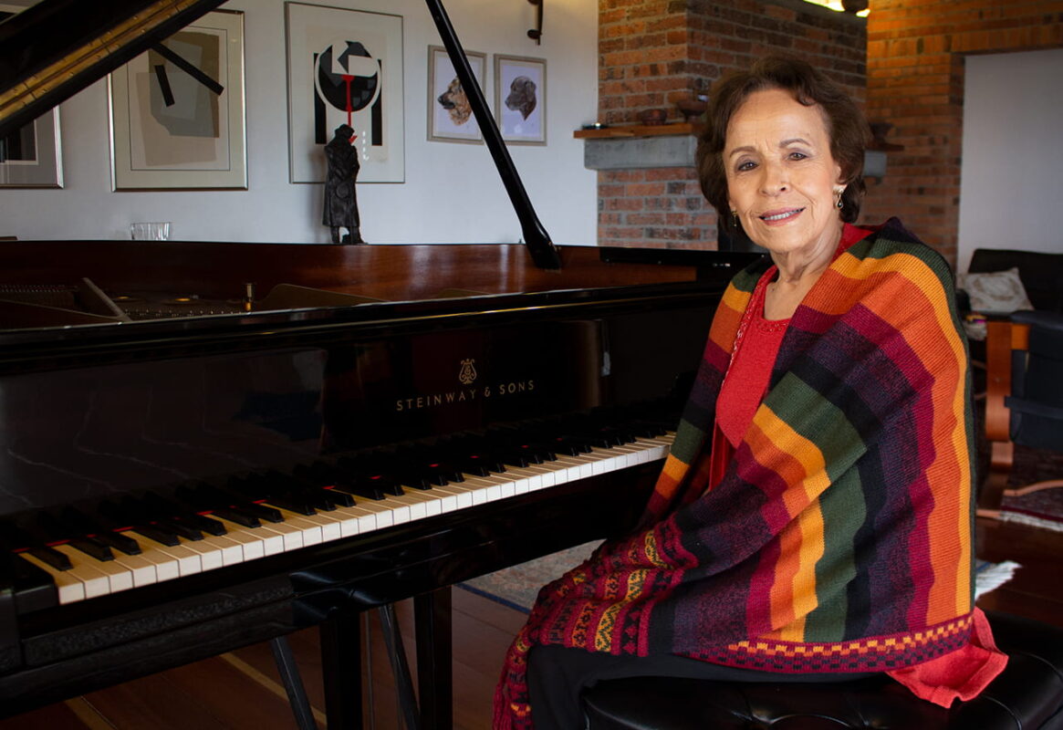 La maestra de piano Blanca Uribe